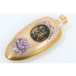 Early 19th century Chamberlain's Worcester navette-shaped scent bottle,
