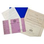 HM Queen Victoria - a ticket to the Golden Jubilee Thanksgiving Service, Westminster Abbey,