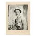 HRH Princes Marina Duchess of Kent - fine signed presentation portrait photograph by Cecil Beaton,