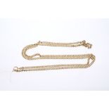Gold (9ct) curb link chain CONDITION REPORT Total gross weight approximately 27.