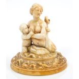 Rare Italian or South German carved ivory cover,