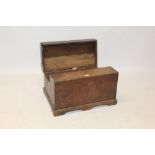 Unusual 19th century Anglo-Indian brass bound camphor wood campaign chest with money compartment
