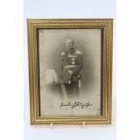King Frederick Augustus III of Saxony (1865 - 1932) - fine signed presentation portrait photograph