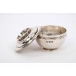 Early George V silver bowl and cover in the early 18th century style,