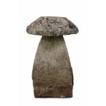 Antique staddle stone of large size,