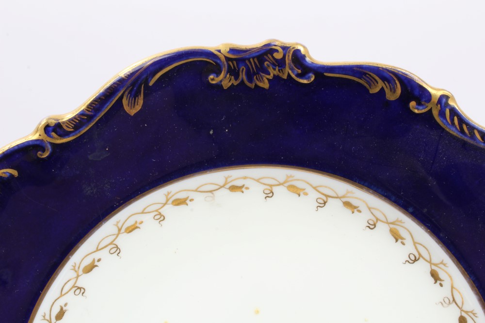 Group of First World War period Royal or possibly regimental Coalport dinner / coffeeware with - Image 3 of 7