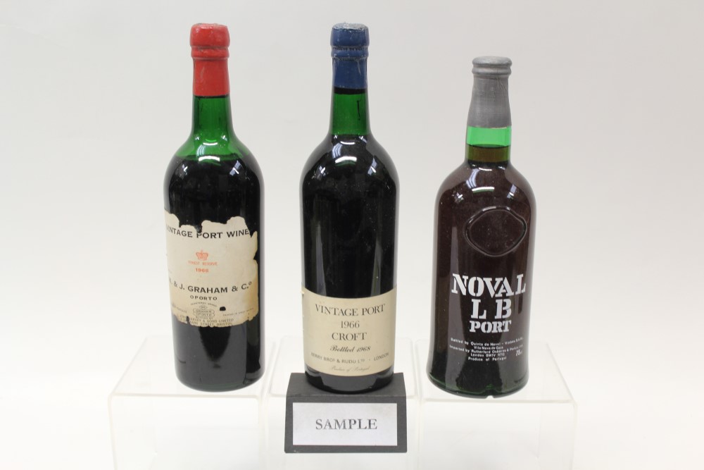Port - five bottles, Graham 1966, Berry Bros.