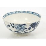 18th century Lowestoft small round bowl,