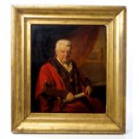John Partridge (1790 - 1872), oil on panel - portrait described verso as Thomas Telford (1757-1834),