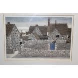 *Valerie Thornton (1931 - 1991), signed limited edition etching - "Northleach", 7 / 70, dated '72,