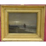 William Samuel Henry Llewellyn (1858 - 1941), oil on board - Rye Harbour, signed and inscribed,