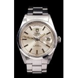 1970s gentlemen's Rolex Tudor Oyster Prince Date & Day stainless steel wristwatch with rotar