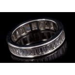 Diamond full band eternity ring,