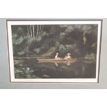 Frank Vernon Martin (1921 - 2005), signed limited edition etching - Barcarolle, 52 / 100, mounted,