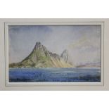 Group of six late 19th and early 20th century watercolours - Views of Gibraltar,
