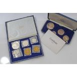 World - G.B. silver medallions - J.