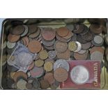 World - mixed coinage - including 18th - 20th century copper,