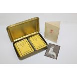 First World War Princess Mary gift tin with original contents - comprising cigarettes,