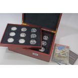 G.B. The Royal Mint Five Pounds Silver Proof Eighteen Coin Set - 'The History of the R.A.F.