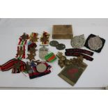 Group of Second World War medals - comprising 1939 - 1945 Star (x 2), Italy Star (x 2),
