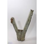 Second World War aircraft crash relic - large section - believed to be part of a wing,