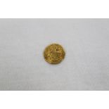 G.B. George III gold Quarter Guinea 1762 (N.B.