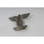 Nazi Iron Cross - 1939 clasp award badge with pin backing