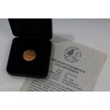 G.B. Elizabeth II gold Sovereign 1959.