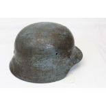 Second World War Nazi M35 / M1935 Pattern Luftwaffe helmet in grey finish with single decal,