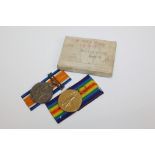 First World War pair comprising War and Victory medals named to 3828 A. SJT. L. W. Newman. Essex R.