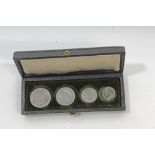 G.B. Victoria J.H. Four Coin Maundy Set 1892, in original case (N.B.