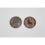 G.B. Victoria copper Pennies - 1853 OT. N.B.