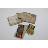 First World War pair - comprising War and Victory medals in original box of issue,