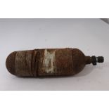 Second World War aircraft crash relic - oxygen bottle from a Special Operations B-17 Flying