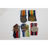 First World War pair - comprising War and Victory medals, named to S-5885 PTE. A. Hilliard. R:F.