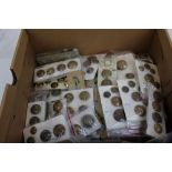 One box containing various British Military buttons,