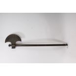 18th / 19th century Indo-Persian all steel fighting axe with Islamic inscription to axe head and