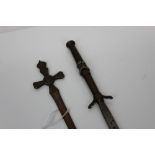 Two British 'Trench Art' letter openers (2)