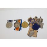 First World War and later medal trio, comprising War and Victory medals, named J.60638 W.J. Colman.