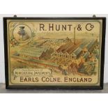 Of Earls Colne Interest: Rare Victorian R. Hunt & Co.