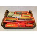 Railway 00 gauge selection of carriages and rolling stock, boxed - including Hornby, Wrenn,