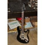 Squier Stratocaster by Fender. Serial no.