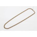 Gold (9ct) curb link necklace CONDITION REPORT Total gross weight approximately 41.