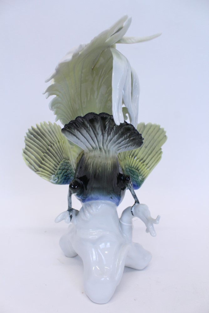 Karl Ens porcelain Bird-of-Paradise, - Image 2 of 3