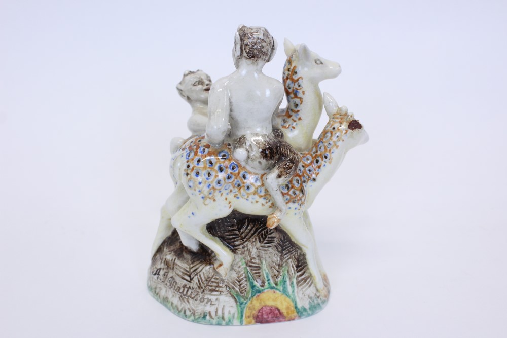 1930s Deer and Satyrs model awarded Owen Jones Medal by the Royal Society of Arts no. - Image 3 of 4