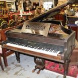 Good late 19th century rosewood grand piano, by John Broadwood & Sons, serial no.