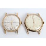 Two 1960s / 1970s gentlemen's gold (9ct) wristwatches,