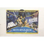 Poster - Star Wars - Triple Bill British Quad printed by Lonsdale & Bartholomew,