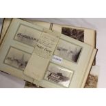 Two 19th century photograph albums - photographs include activity on Norfolk Broads,