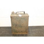 Scarce 1930s Power petrol fuel can